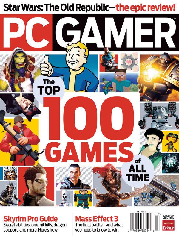 PC Gamer Issue 224 (March 2012) cover